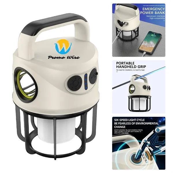 Portable Rechargeable High-Capacity Battery LED Tent Light