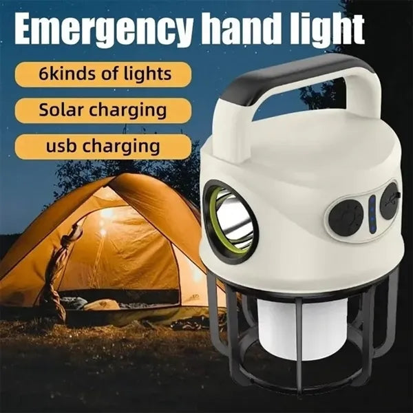 Portable Rechargeable High-Capacity Battery LED Tent Light