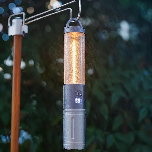 Zoomable Rechargeable LED Flashlights with Digital Display