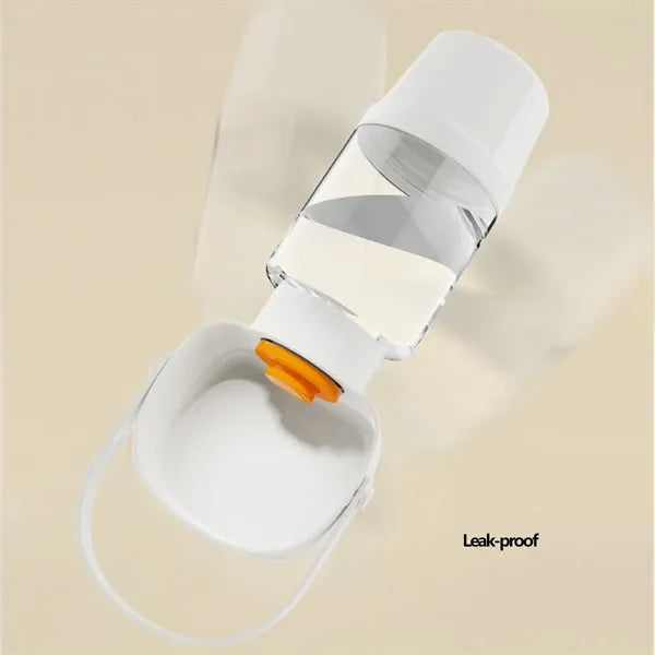 2-in1 Pet Feeding Drinking Bottle Leak-Proof