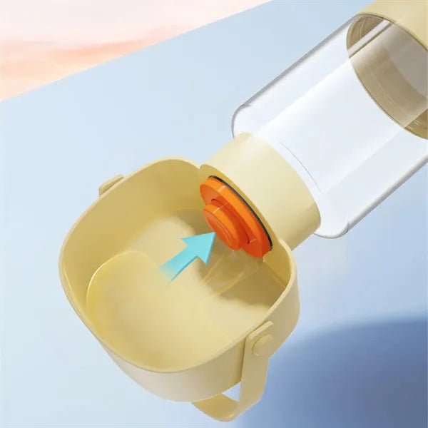 2-in1 Pet Feeding Drinking Bottle Leak-Proof