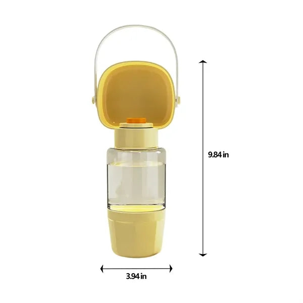 2-in1 Pet Feeding Drinking Bottle Leak-Proof