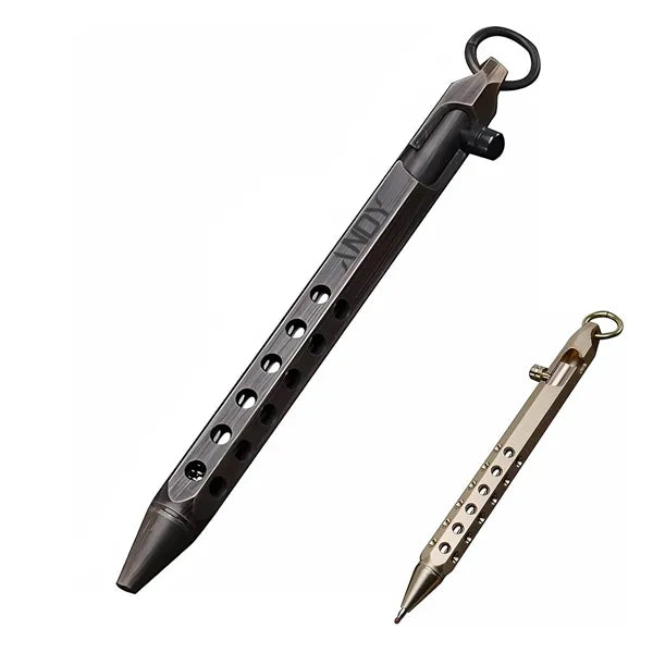 Metal Tactical Pen with Reflls and Clip