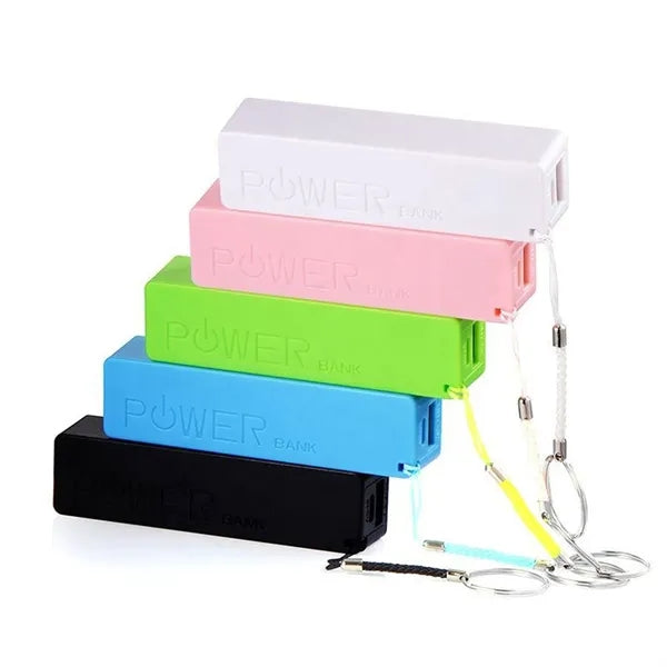 Mini Capsule Power Bank for 18650 Battery, 2600mAh Portable