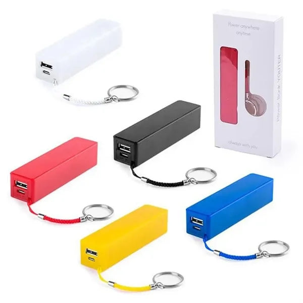 Mini Capsule Power Bank for 18650 Battery, 2600mAh Portable