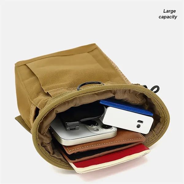Tactical Molle Drawstring Magazine Dump Outdoor Pouch