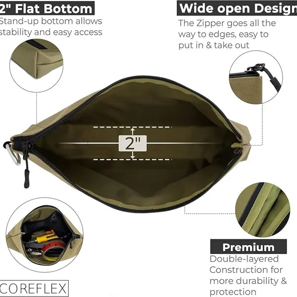 Premium Tool Pouch Zipper Bag