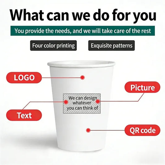 Logo Thick Disposable Cups