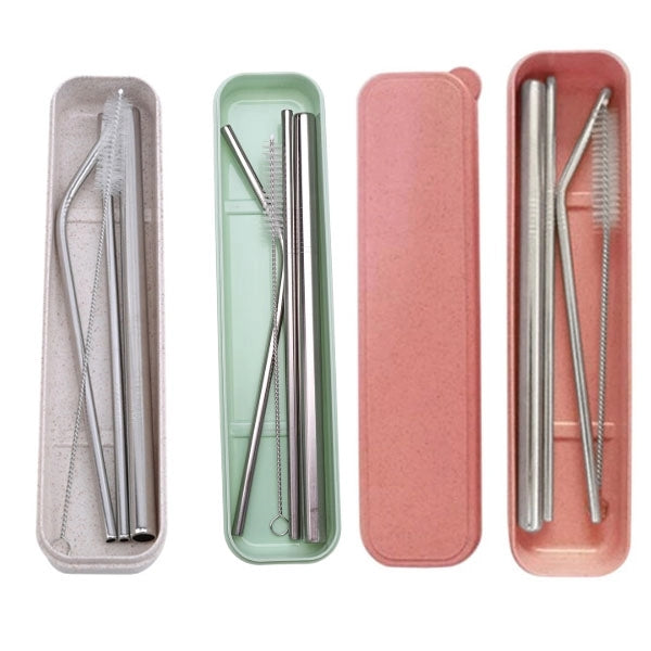 Stainless Steel Drinking Straw Gifts Set