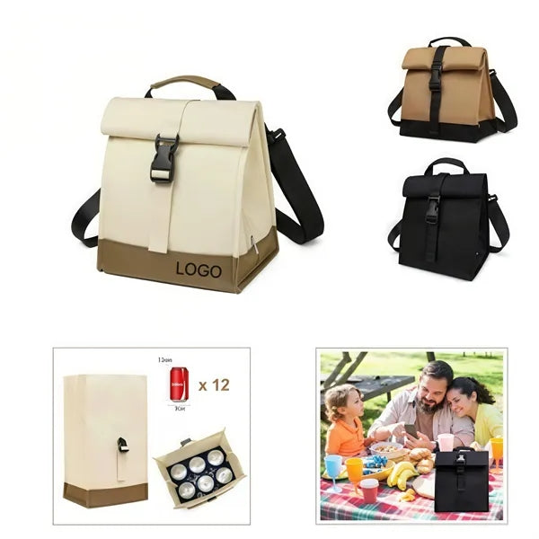 Roll Top Insulated Cooler Backpack