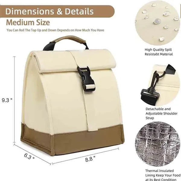 Roll Top Insulated Cooler Backpack