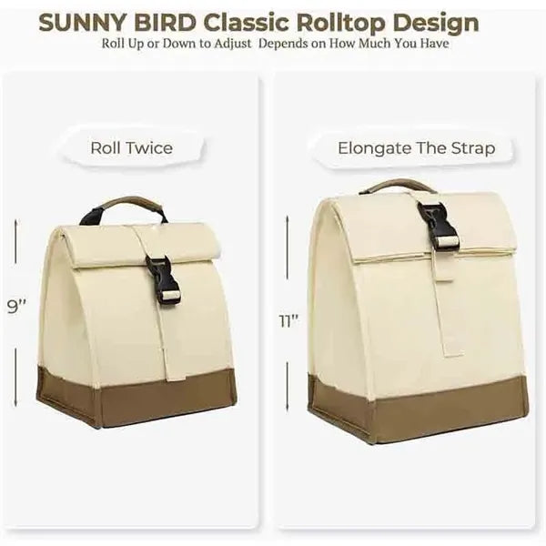 Roll Top Insulated Cooler Backpack