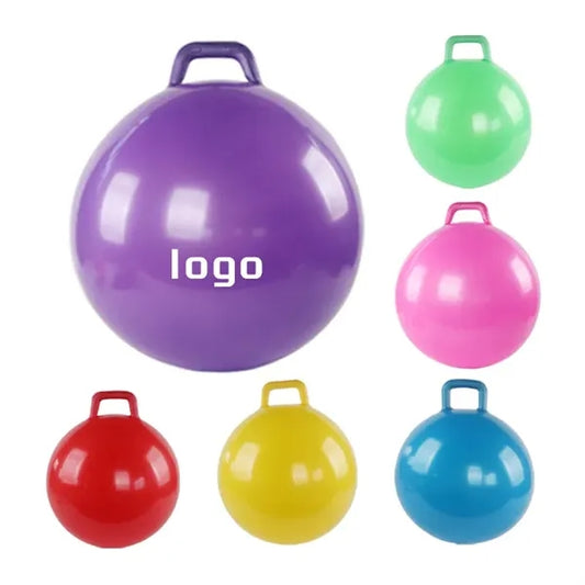 18 Inch Inflatable Jumping Bouncing Ball With Handle