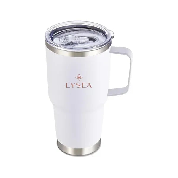 30oz Travel Mug Tumbler with Handle and Lid