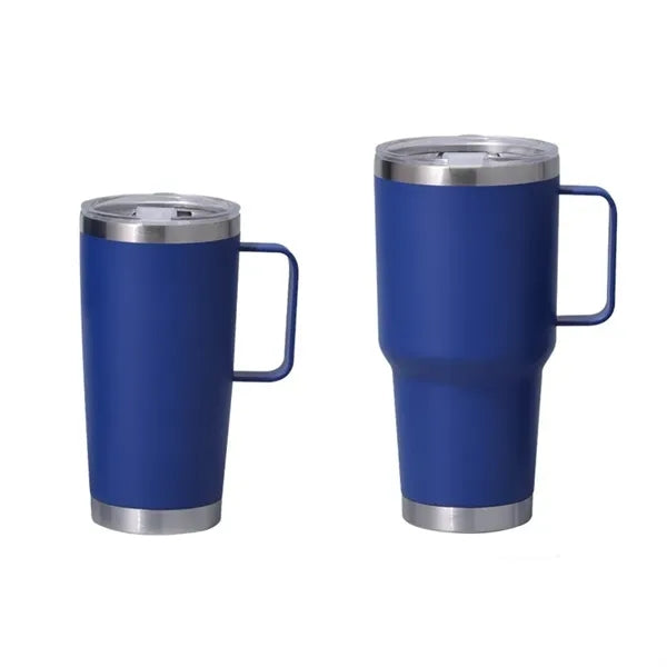 30oz Travel Mug Tumbler with Handle and Lid