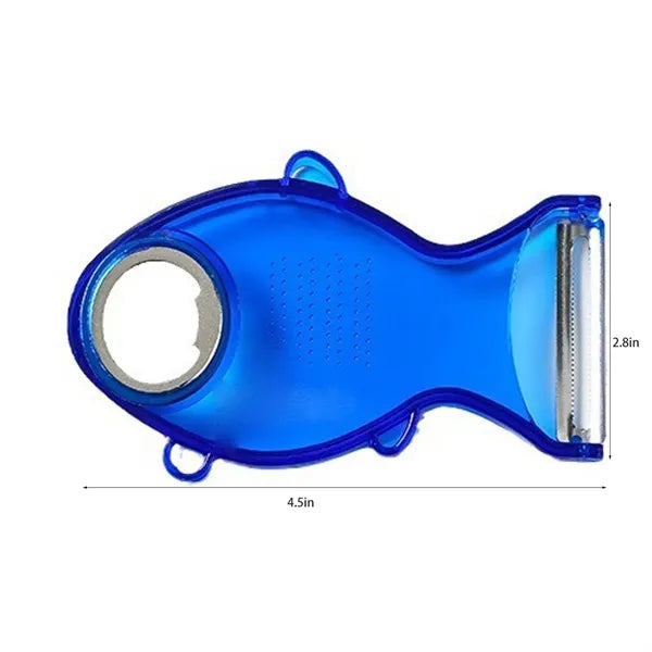 Plastic Fish Shaped Peeler Bottle Opener