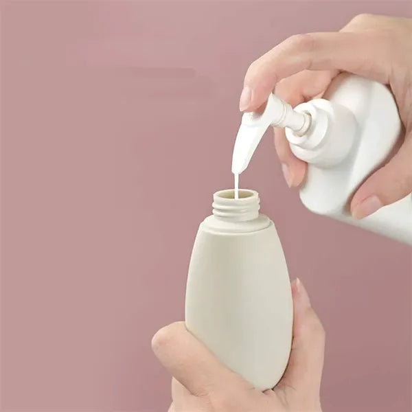 3-Piece 2-oz Refillable Squeezable Dispensing Lotion Bottles
