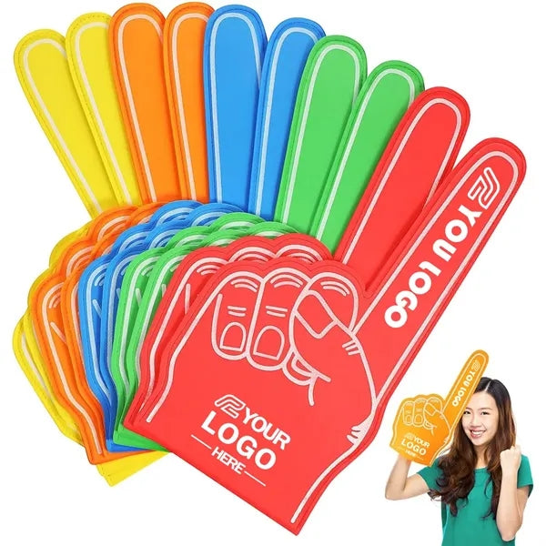 18In Foam Finger Cheer Sports Vibrant Colors DIY