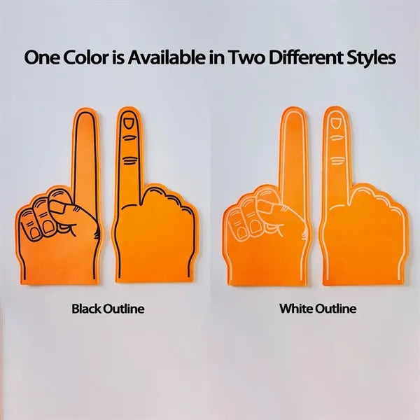 18In Foam Finger Cheer Sports Vibrant Colors DIY