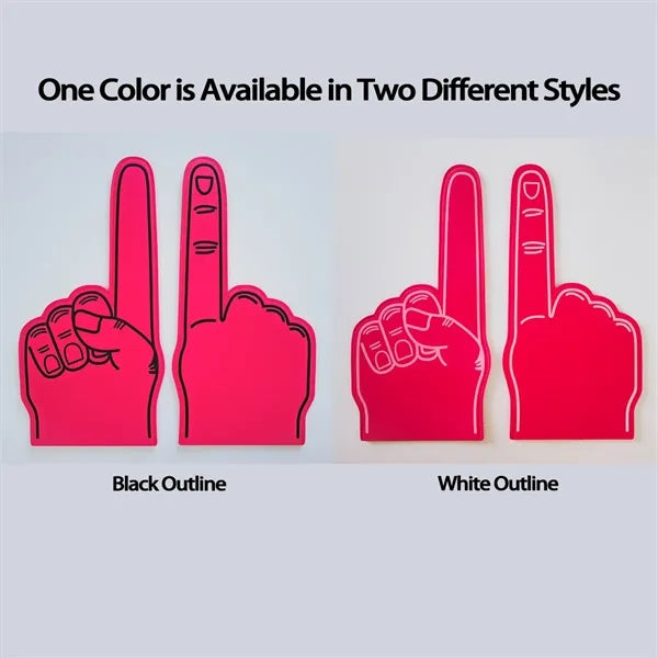 18In Foam Finger Cheer Sports Vibrant Colors DIY
