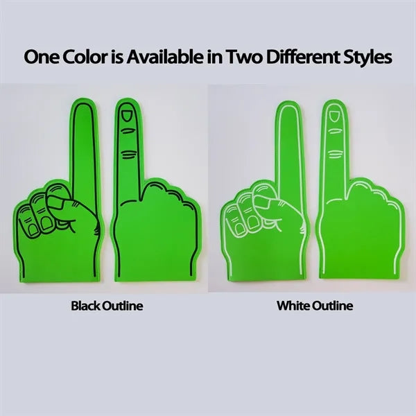 18In Foam Finger Cheer Sports Vibrant Colors DIY