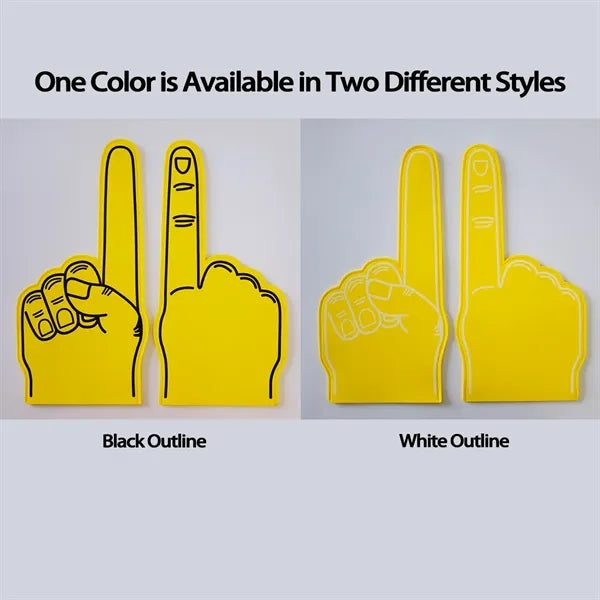 18In Foam Finger Cheer Sports Vibrant Colors DIY