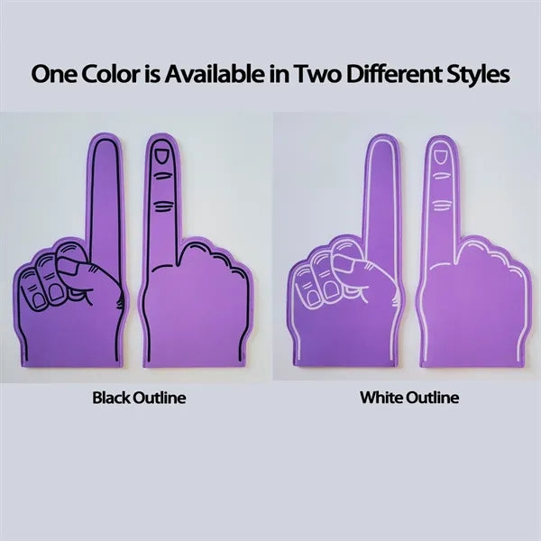 18In Foam Finger Cheer Sports Vibrant Colors DIY