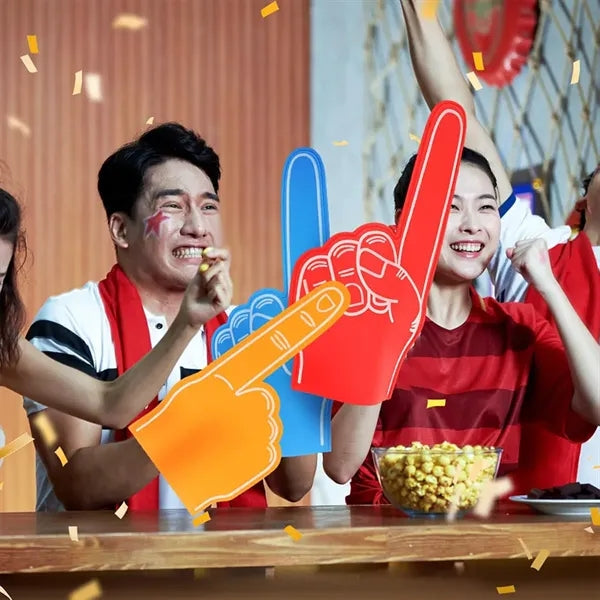 18In Foam Finger Cheer Sports Vibrant Colors DIY