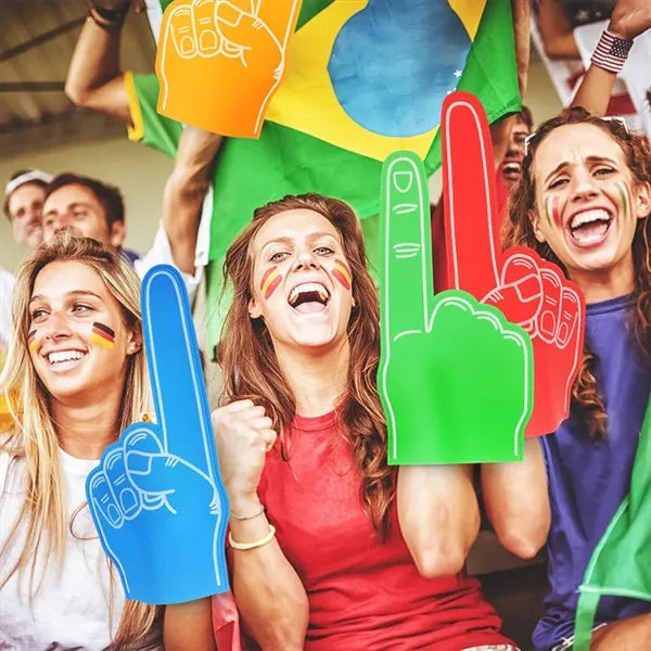 18In Foam Finger Cheer Sports Vibrant Colors DIY