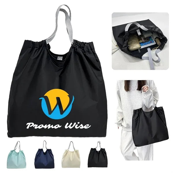 Large Capacity Thickened Waterproof Drawstring Shoulder Bag