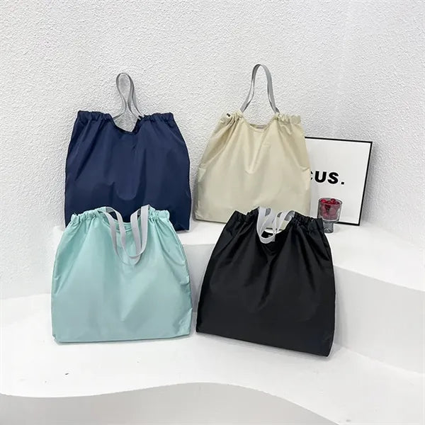 Large Capacity Thickened Waterproof Drawstring Shoulder Bag