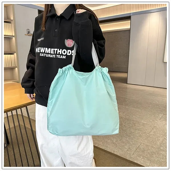 Large Capacity Thickened Waterproof Drawstring Shoulder Bag