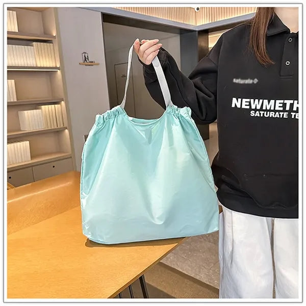 Large Capacity Thickened Waterproof Drawstring Shoulder Bag