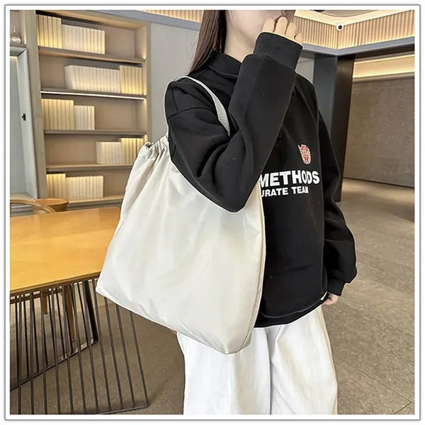 Large Capacity Thickened Waterproof Drawstring Shoulder Bag