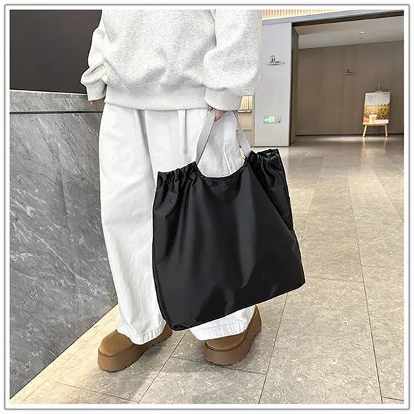 Large Capacity Thickened Waterproof Drawstring Shoulder Bag