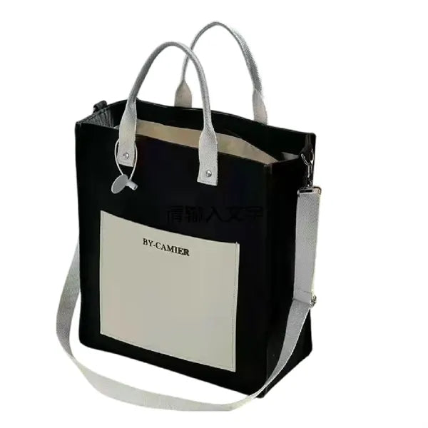 Canvas Tote Bag with Eco-Friendly Design for Shopping