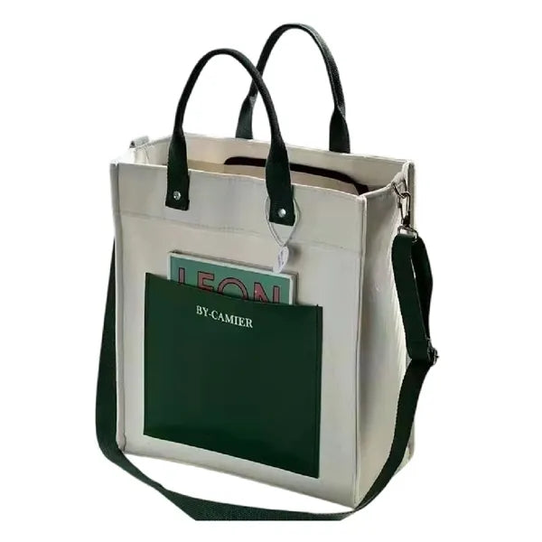 Canvas Tote Bag with Eco-Friendly Design for Shopping