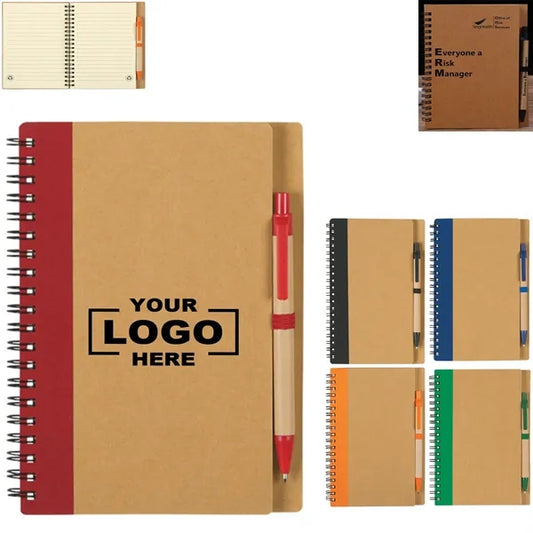 Spiral Notebook with Pen