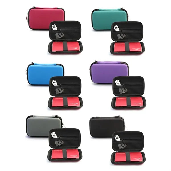 Shockproof Hard Shell EVA 2.5" HDD Tech Organizer Case