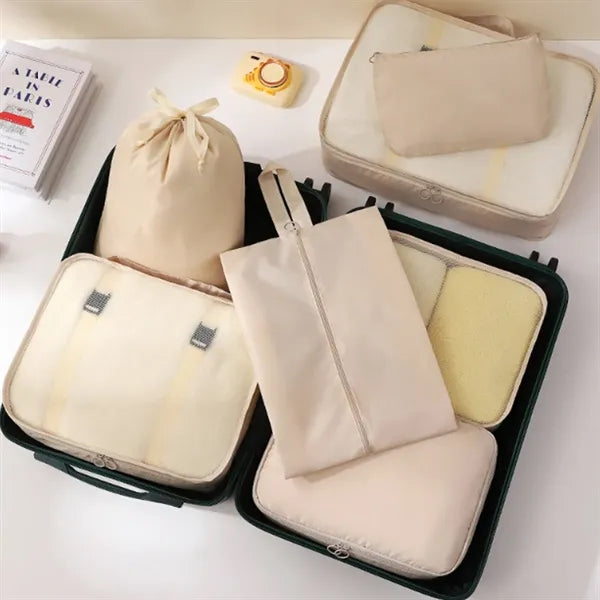 Eight piece set & triangle bag Travel Packing Cube Set