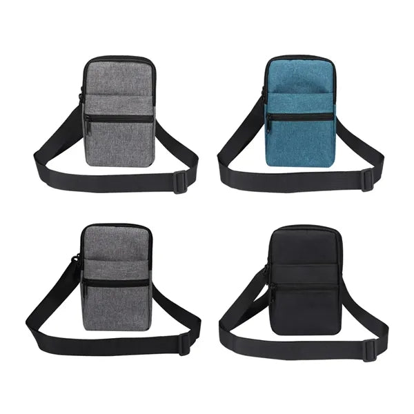 Vertical Canvas Belt Loop Waist Smartphone Holster Pouch