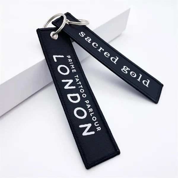 Embroidery Luggage Keychain Tag