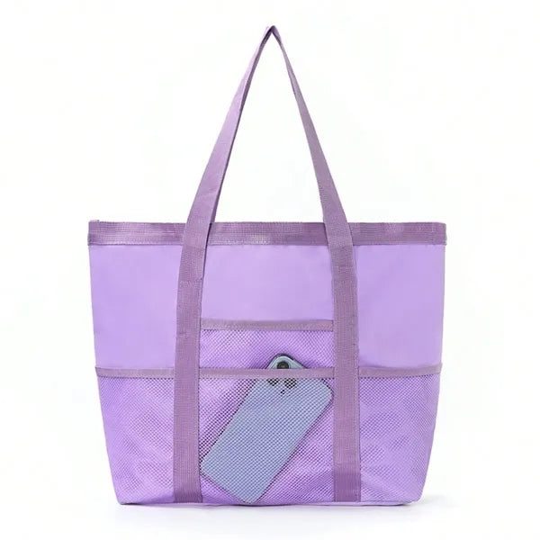 Waterproof Multi Pocket Tote Bag for Beach Shopping