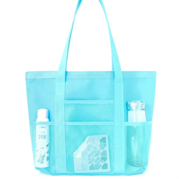 Waterproof Multi Pocket Tote Bag for Beach Shopping