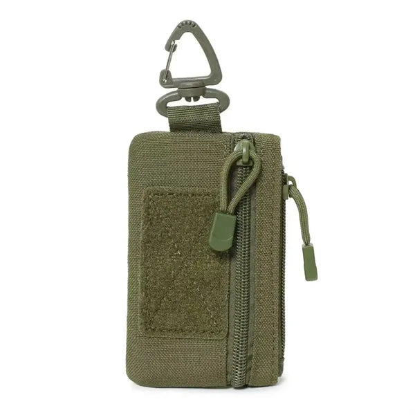Carabiner Durable Keychain Small Storage Pouch Multi Use