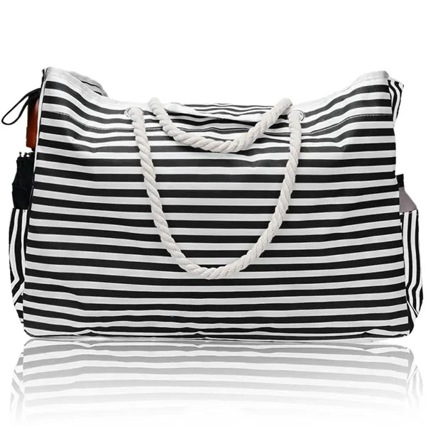 Waterproof Sandproof Spacious Rope Handle Beach Tote Bag