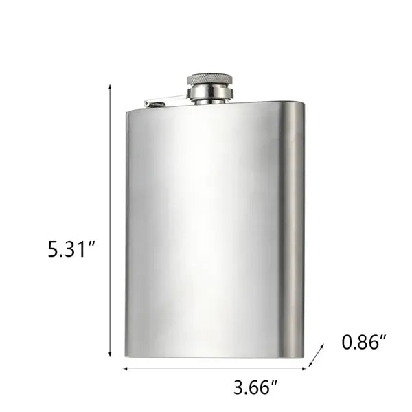 8 Oz SUS 304 Stainless Steel Flask