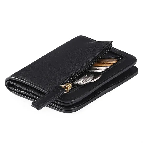 Women's Small Slim Leather Wallet