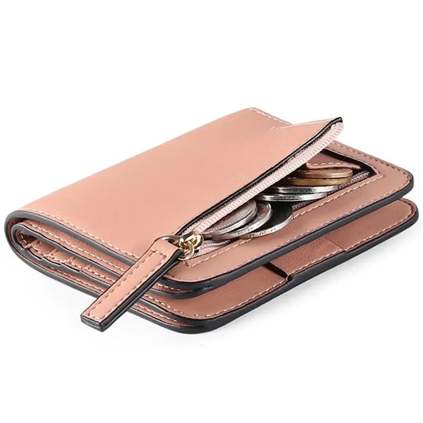 Women's Small Slim Leather Wallet