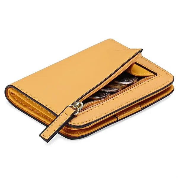 Women's Small Slim Leather Wallet